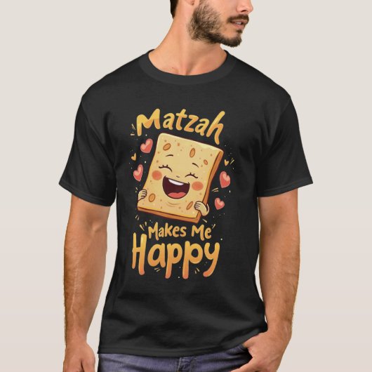 Matzah maakt me blij t-shirt (Voorkant)