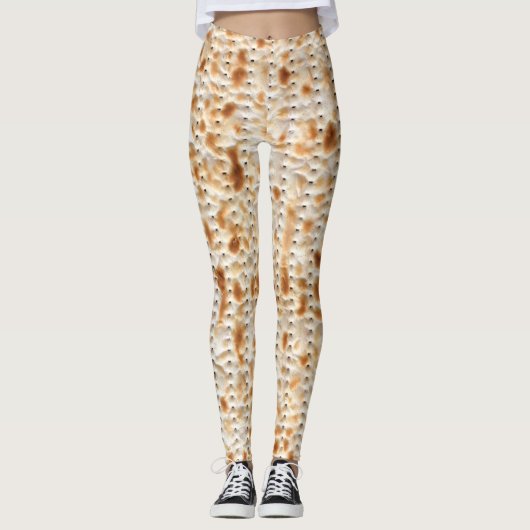Matzah Magnified Passover Leggings (Voorkant)