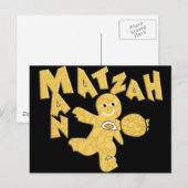 Matzah Man Briefkaart (Voorkant / Achterkant)