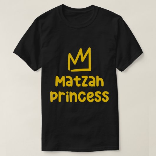 Matzah Princess Funny Passover Kinder Afikoman Jew T-shirt (Design voorkant)