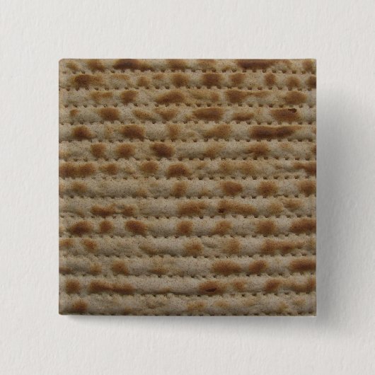 Matzah-toets/-badge Vierkante Button 5,1 Cm (Voorkant)