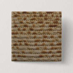 Matzah-toets/-badge Vierkante Button 5,1 Cm
