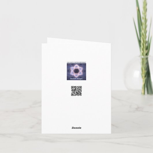 Matzevah Donation Kaart (Achterkant)