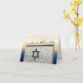 Matzevah Sympathie Kaart (Gele Bloem)