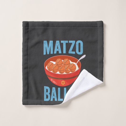 Matzo Baller Grappig Basketbal Chanoeka Gift Washandje (Wasdoekje)