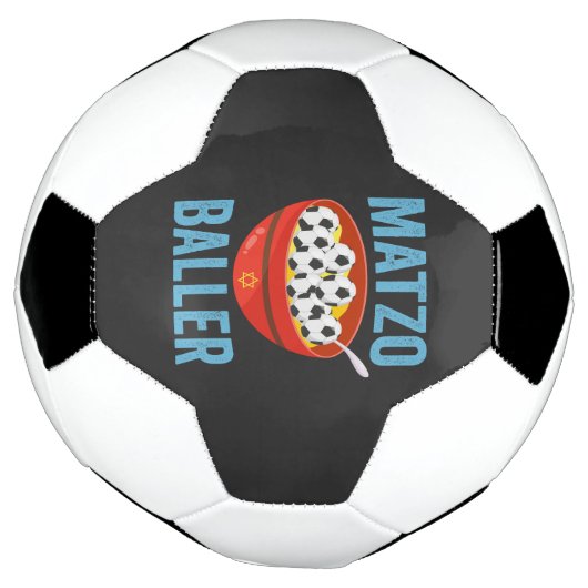 Matzo Baller Grappig Voetbal Chanoeka Vakantiegift (Gedraaid)