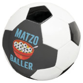 Matzo Baller Grappig Voetbal Chanoeka Vakantiegift (Drie kwart)