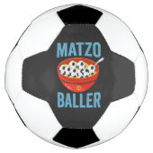 Matzo Baller Grappig Voetbal Chanoeka Vakantiegift (Voorkant)