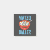 Matzo Baller Grappig Voetbal Chanoeka Vakantiegift Post-it® Notes (Voorkant)