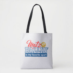 Matzo Ballin' is mijn favoriete sport - Pascha cad Tote Bag