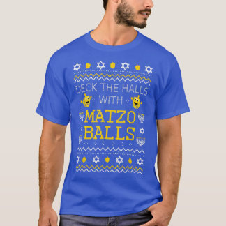 Matzo Balls Ugly KerstSweater Jewish Hanukkah T-shirt