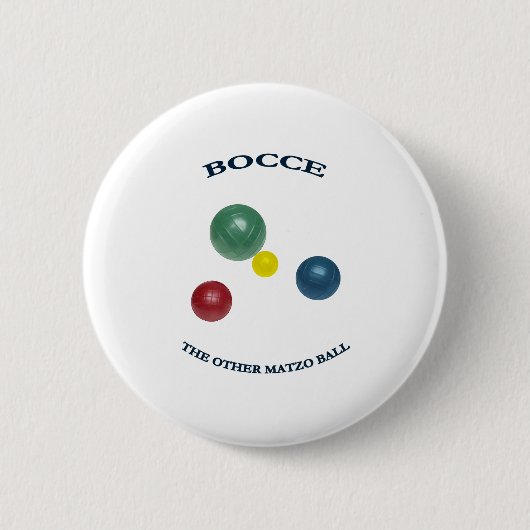 Matzo Bocce Ball Ronde Button 5,7 Cm (Voorkant)