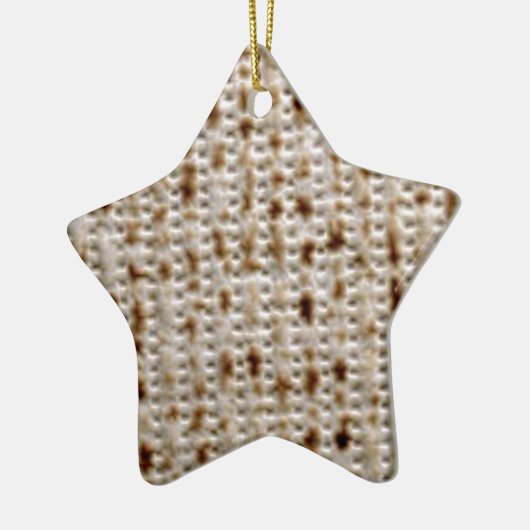 MATZO-DESIGN VOOR PESACH KERAMISCH ORNAMENT (Links)