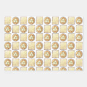 Matzo Matzah Ball Soup Jewish Cuisine Passover Inpakpapier Vel (Voorkant 2)