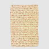 Matzo Matzah Passover Funny Golf Towel Golfhanddoek (Voorkant)