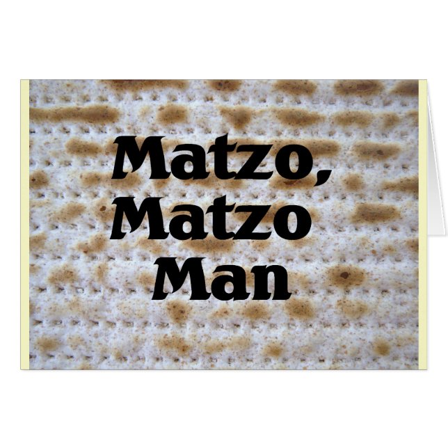 Matzo, Matzo Man (Voorkant Horizontaal)