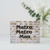 Matzo, Matzo Man Briefkaart (Staand voorkant)