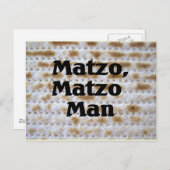 Matzo, Matzo Man Briefkaart (Voorkant / Achterkant)
