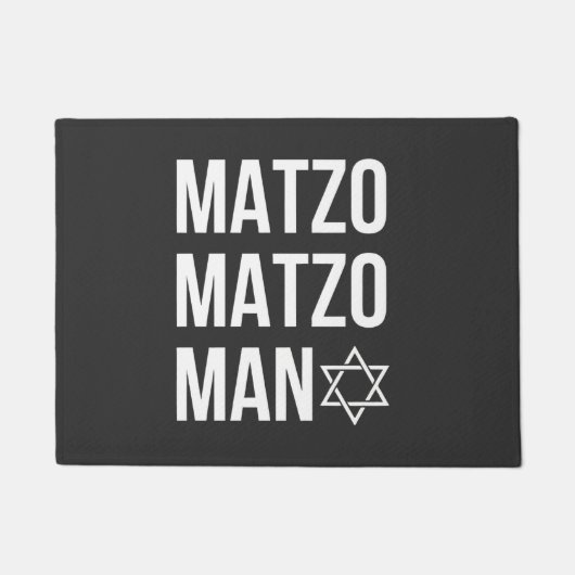 Matzo Matzo Man Jewish Hanukkah Deurmat (Voorkant)