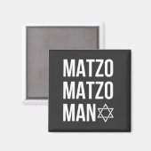 Matzo Matzo Man Jewish Hanukkah Magneet (Voorkant / Achterkant)