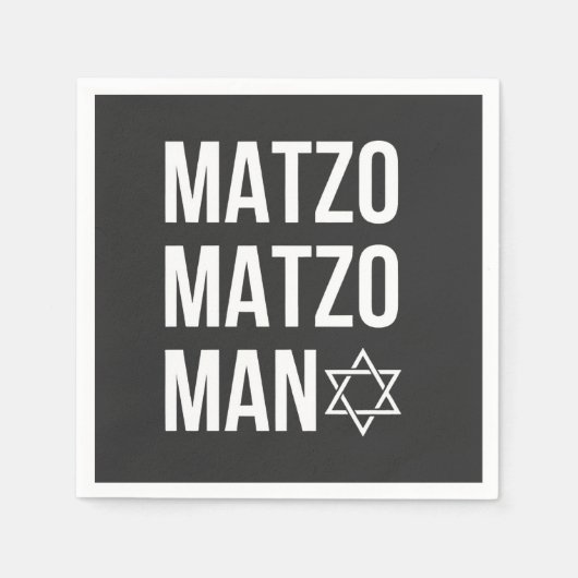 Matzo Matzo Man Jewish Hanukkah Servet (Voorkant)