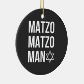 Matzo Matzo Man Joods Hanukka Keramisch Ornament (Rechts)