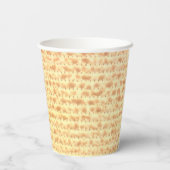 Matzo Passover Seder Pesach 4Sarah Paper cup Papieren Bekers (Achterkant)