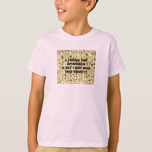Matzo Passover T-Shirt (Voorkant)