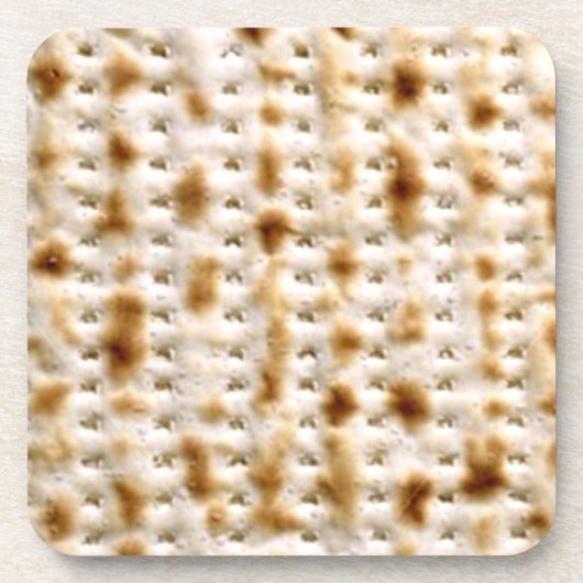 Matzoh Drink Coasters - Kosher l'Pesach Onderzetter (Voorkant)