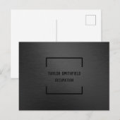 Matzwart Aankondigingskaart (Voorkant / Achterkant)