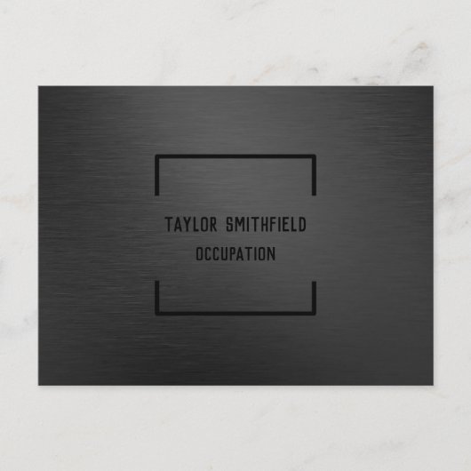 Matzwart Aankondigingskaart (Voorkant)