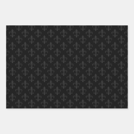 Matzwart Inpakpapier Vel (Voorkant)