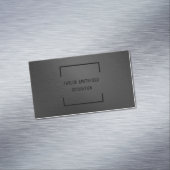 Matzwart Magnetisch Visitekaartje (Voorbeeld)