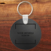 Matzwart Sleutelhanger (Voorkant)