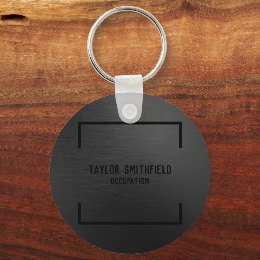 Matzwart Sleutelhanger (Voorkant)