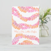 Ma'u ha 'aho fiefia bedankkaart (Staand voorkant)