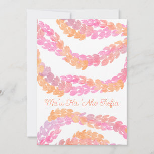 Ma'u ha 'aho fiefia bedankkaart