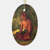 Maua, A Samoan - John LaFarge Keramisch Ornament (Links)