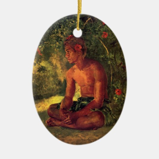 Maua, A Samoan - John LaFarge Keramisch Ornament (Voorkant)