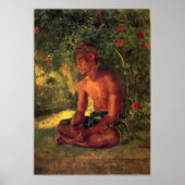 'Maua, A Samoan' - John LaFarge Print (Voorkant)