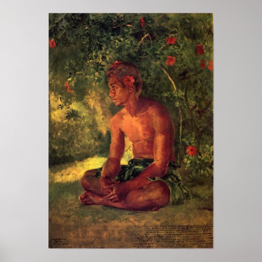 'Maua, A Samoan' - John LaFarge Print (Voorkant)