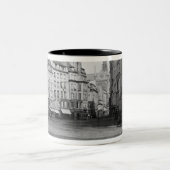 Maubert uit de Marche des Carmes, Parijs Tweekleurige Koffiemok (Center)