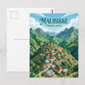 Maubisse Stad Oost-Timor Briefkaart (Voorkant / Achterkant)