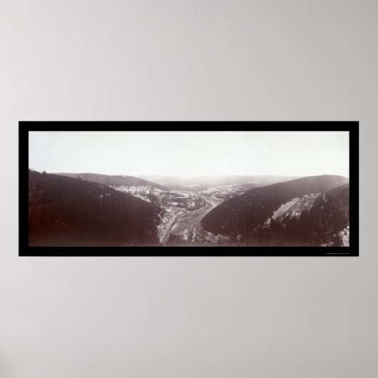 Mauch Chunk PA Foto 1896 Poster (Voorkant)
