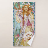 Maud Adams als Joan of Arc, Mucha Badhanddoek (Badhanddoek)