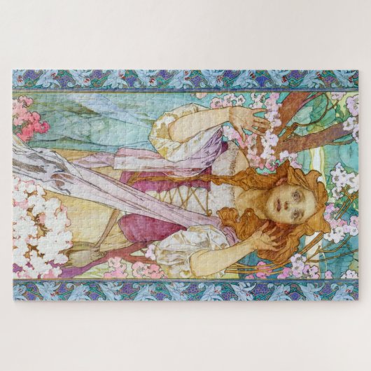 Maud Adams als Joan of Arc, Mucha Legpuzzel (Horizontaal)