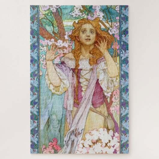 Maud Adams als Joan of Arc, Mucha Legpuzzel (Verticaal)