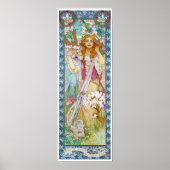 Maud Adams als Joan of Arc, Mucha Poster (Voorkant)