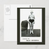 Maud Arizona, Tattooed Wonder Lady Briefkaart (Voorkant / Achterkant)