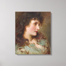 Maud (Elegant Vrouw Portrait) Canvas Afdruk